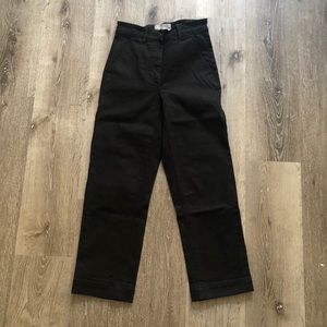 Everlane High Waist Straight Leg Crop